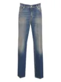 TRUE AVENUE logo-patch denim jeans - Blue