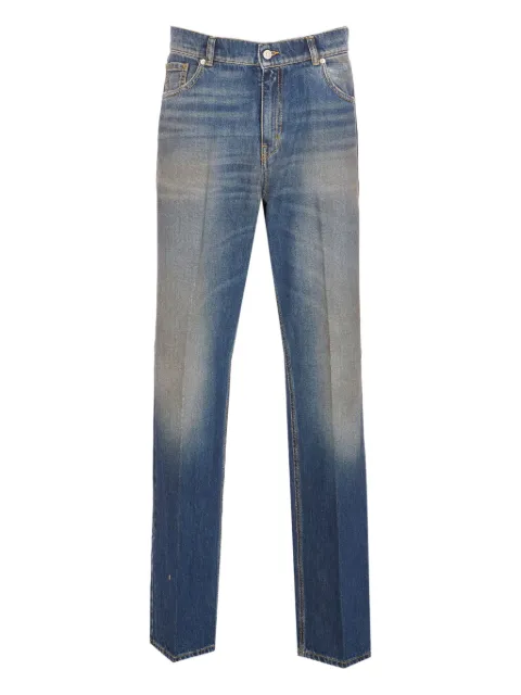 TRUE AVENUE logo-patch denim jeans