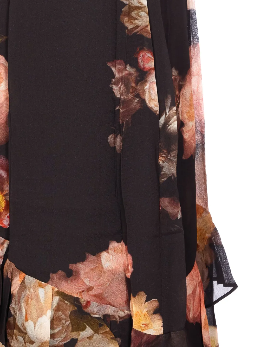 ZIMMERMANN Rok met ruches Zwart