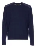 Belstaff patch-pocket crew-neck sweater - Blue