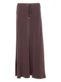Herno elasticated-waist drawstring skirt - Brown