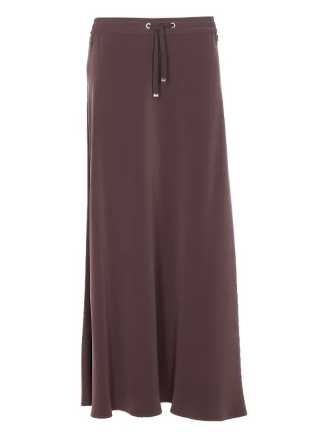 Herno elasticated-waist drawstring skirt