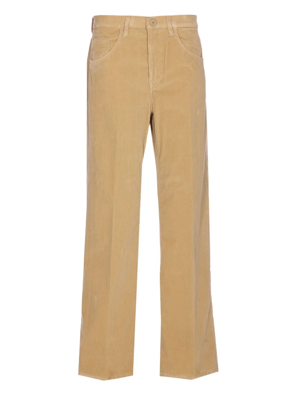 Dondup Button-fastening Corduroy Jeans In Brown