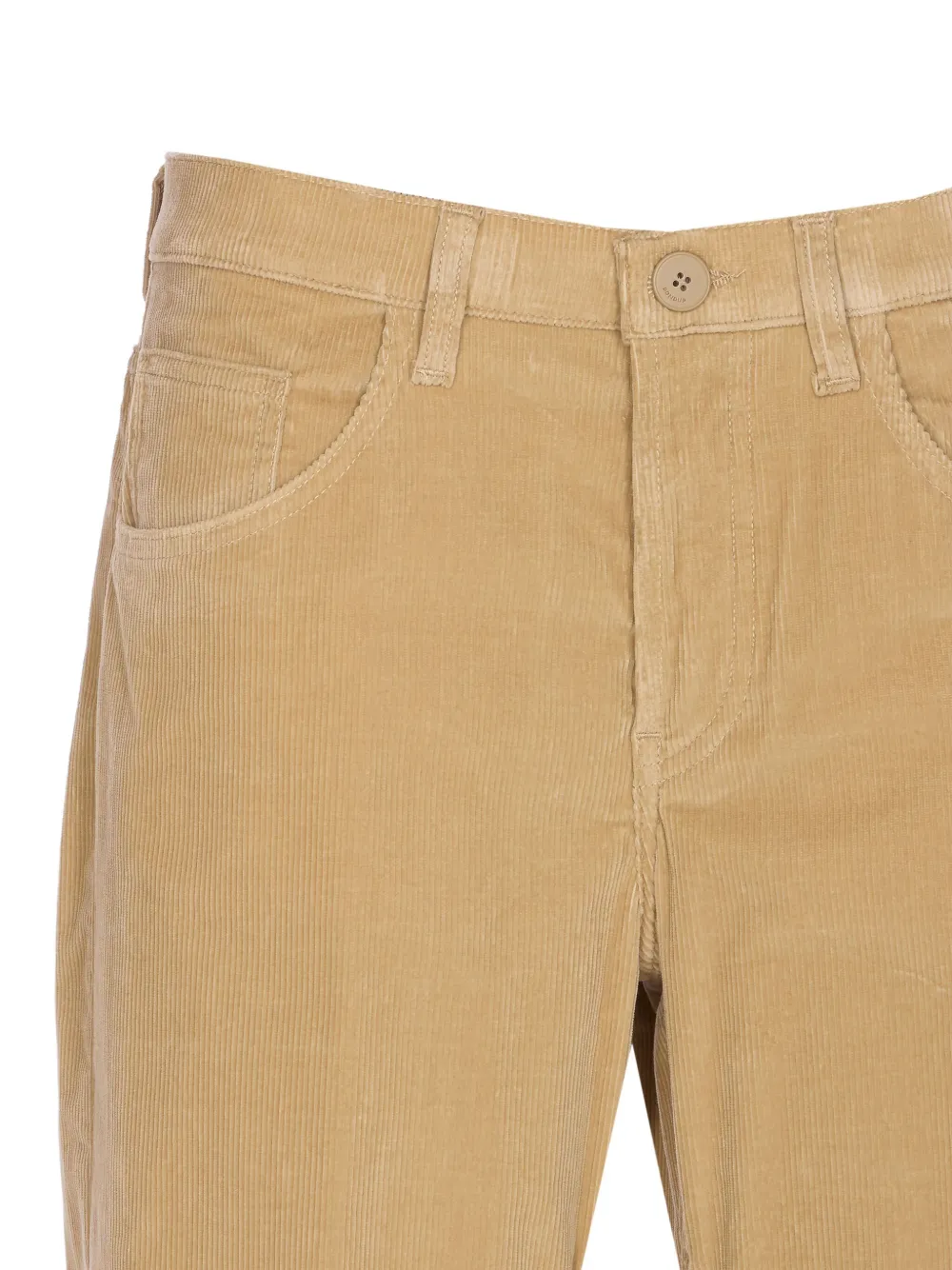 Dondup Button-fastening Corduroy Jeans In Brown