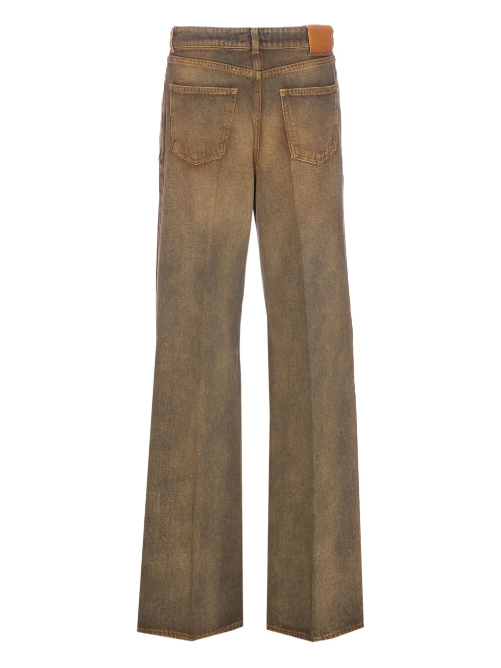 TRUE AVENUE patch-pocket dirty-wash jeans - Bruin