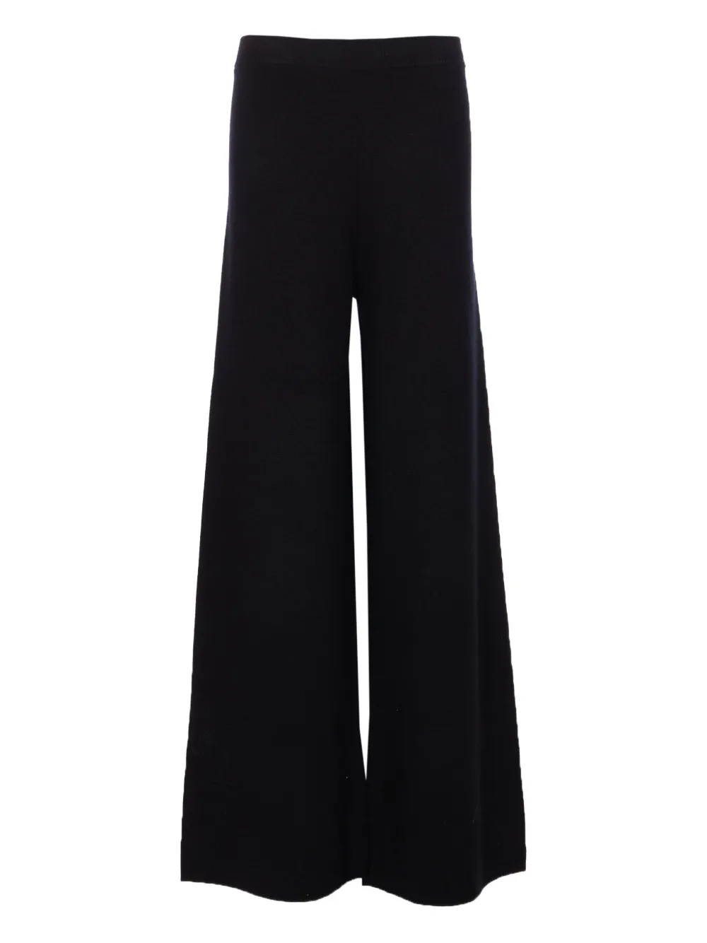 Max Mara knitted wide-leg trousers - Zwart