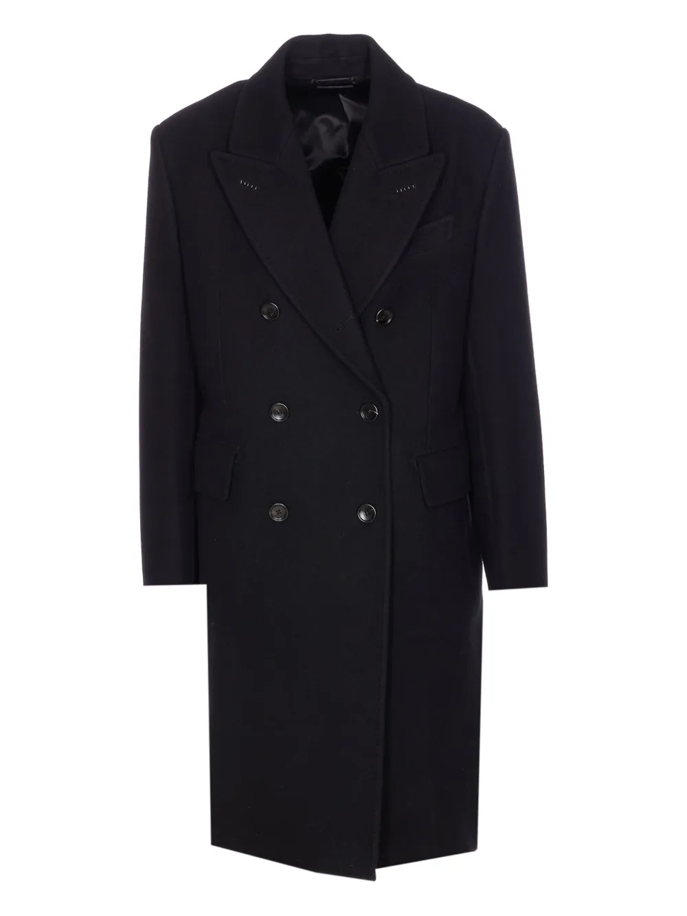 TOM FORD double-breasted coat | Black | Image 1