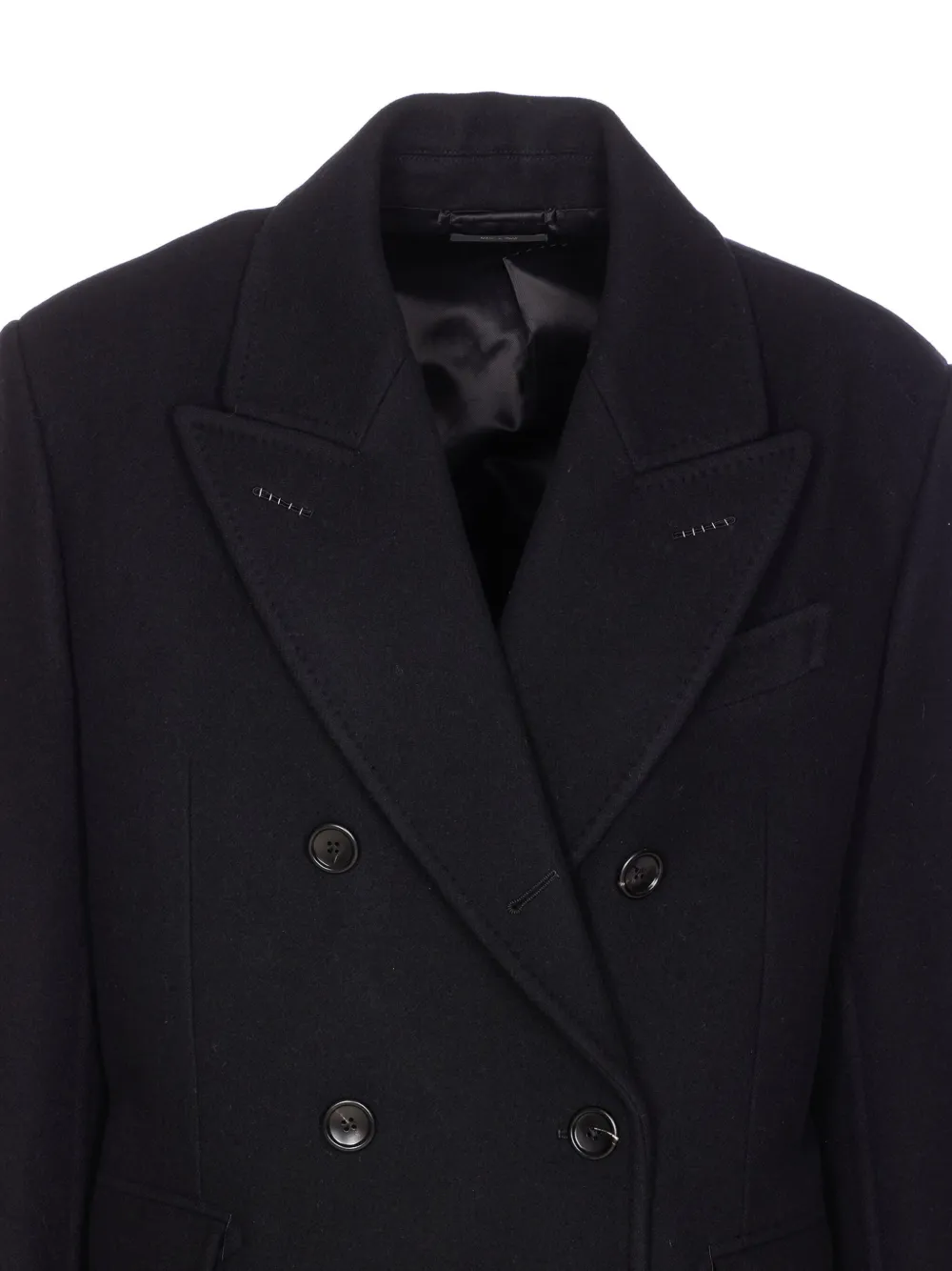 TOM FORD Jas met dubbele rij knopen Zwart