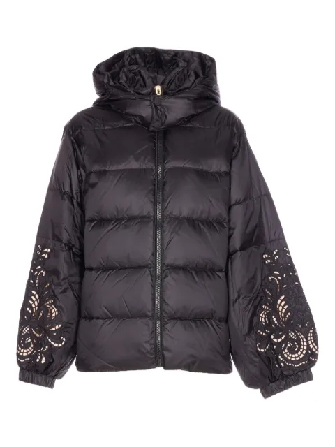 TWINSET embroidered-sleeve padded jacket