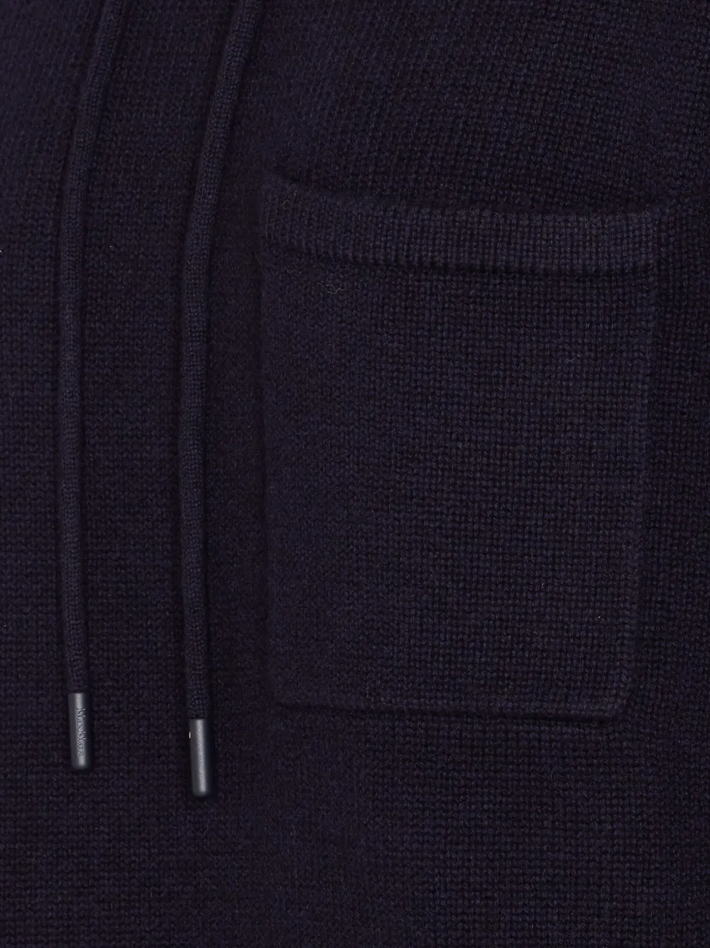 Max Mara Cashmere Wool Sweatshirt In Black