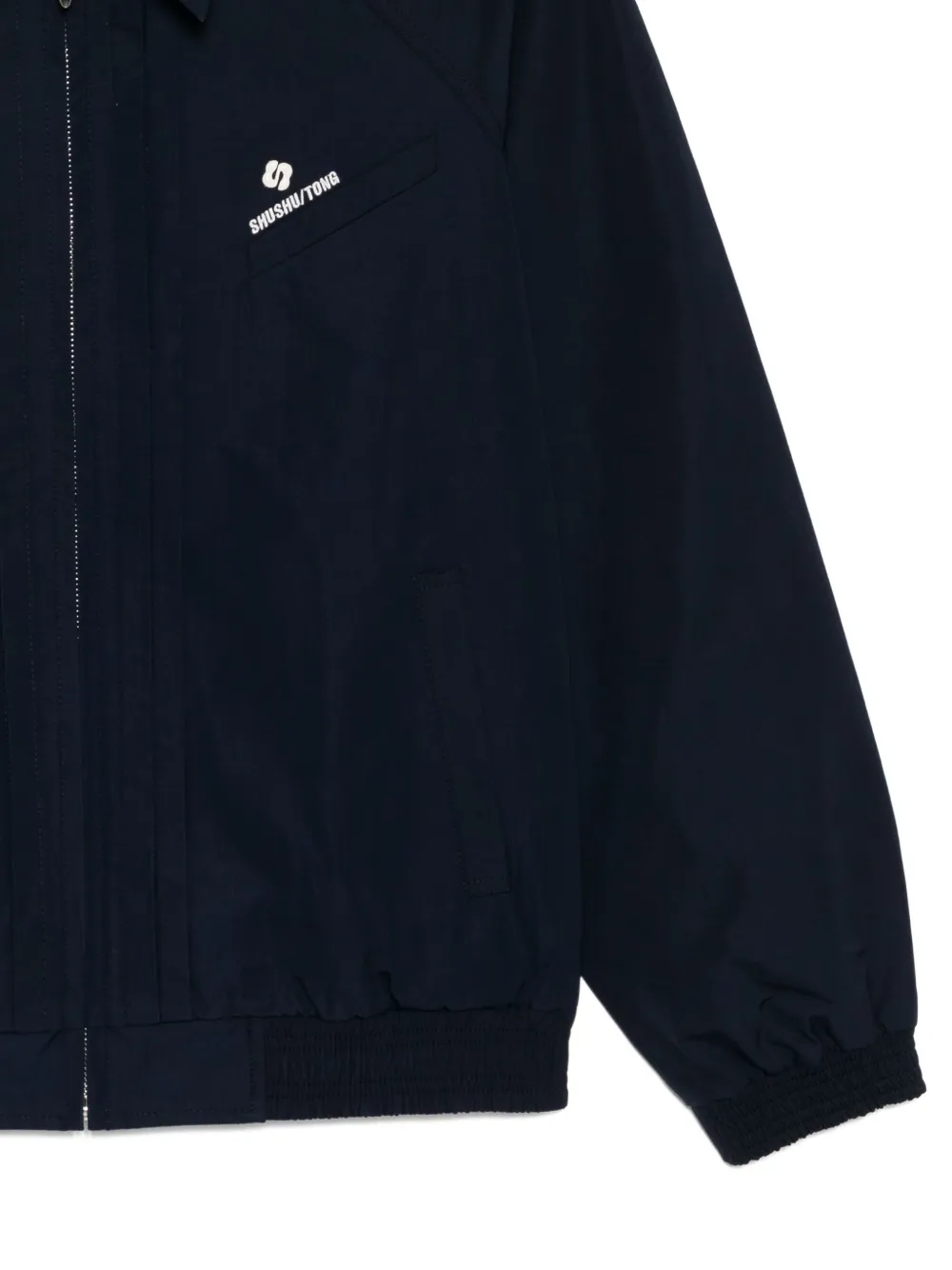 Shushu-tong Tuck-detail Jacket In Blue