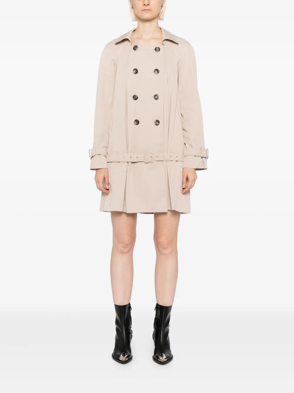 Puffed-Hem Dress