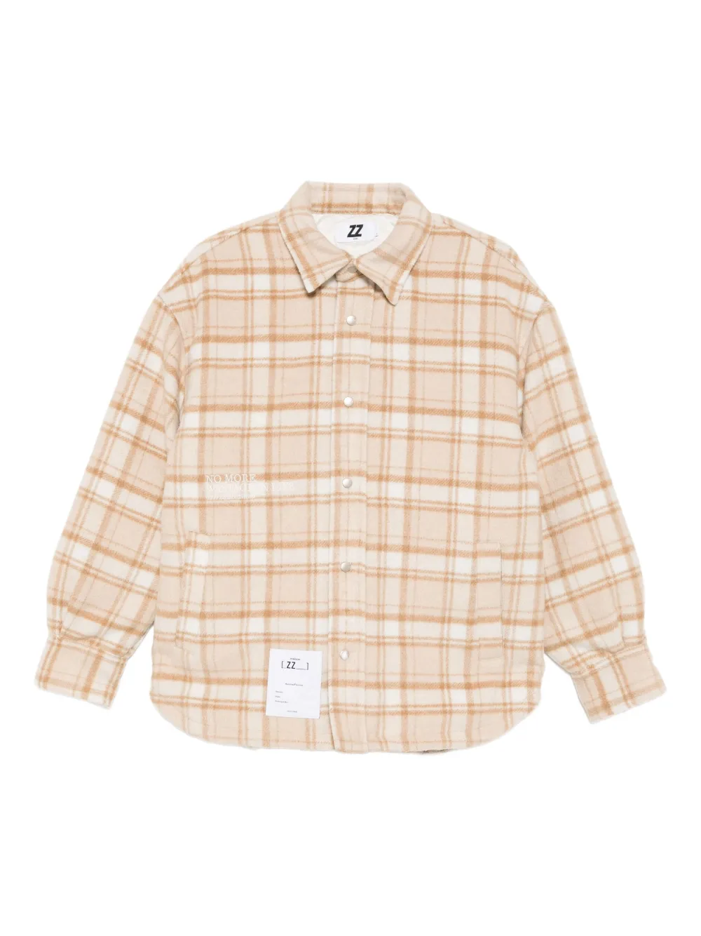 izzue logo-embroidered shirt | Neutrals | Image 1