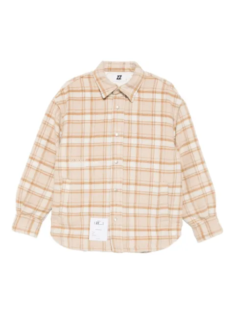 izzue logo-embroidered shirt
