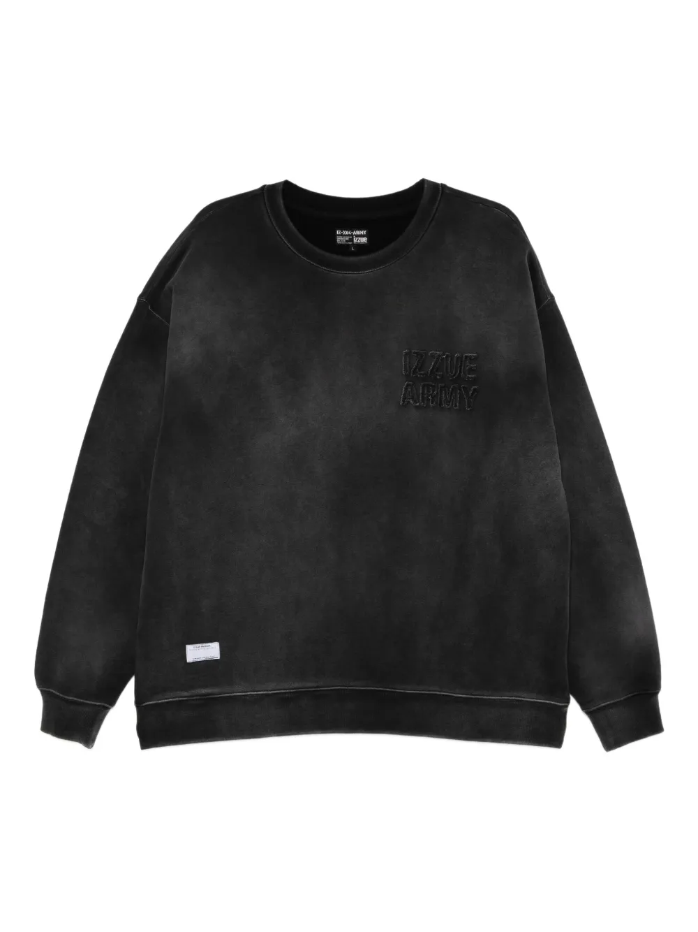 izzue logo-embroidered sweatshirt | Black | Image 1