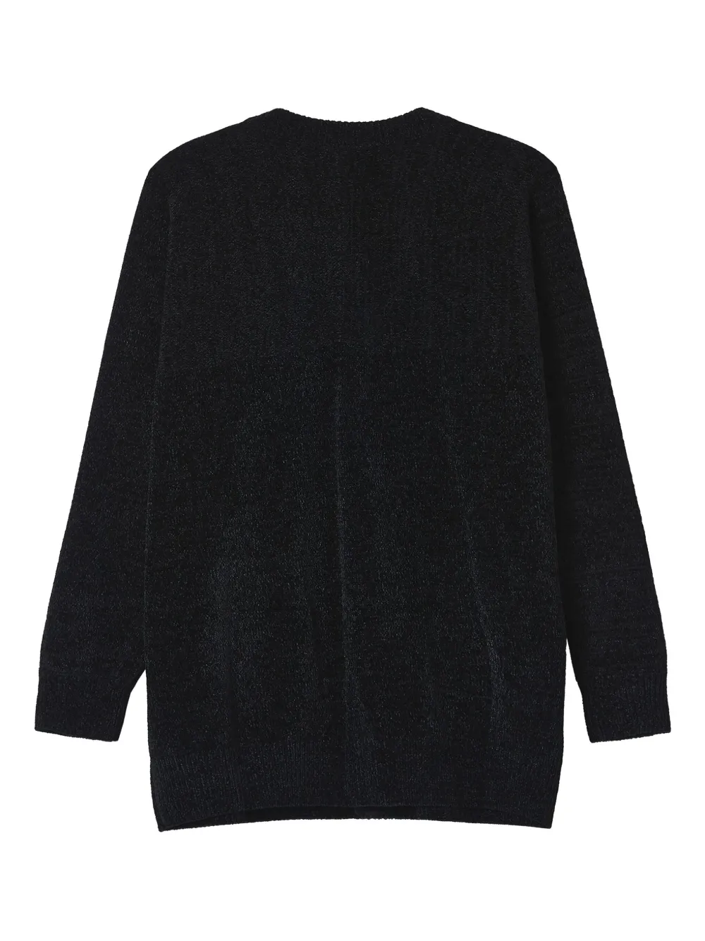 Fingercroxx Heart-embellished Button Cardigan In Black