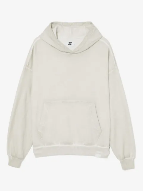 izzue appliqué-detail cotton hoodie