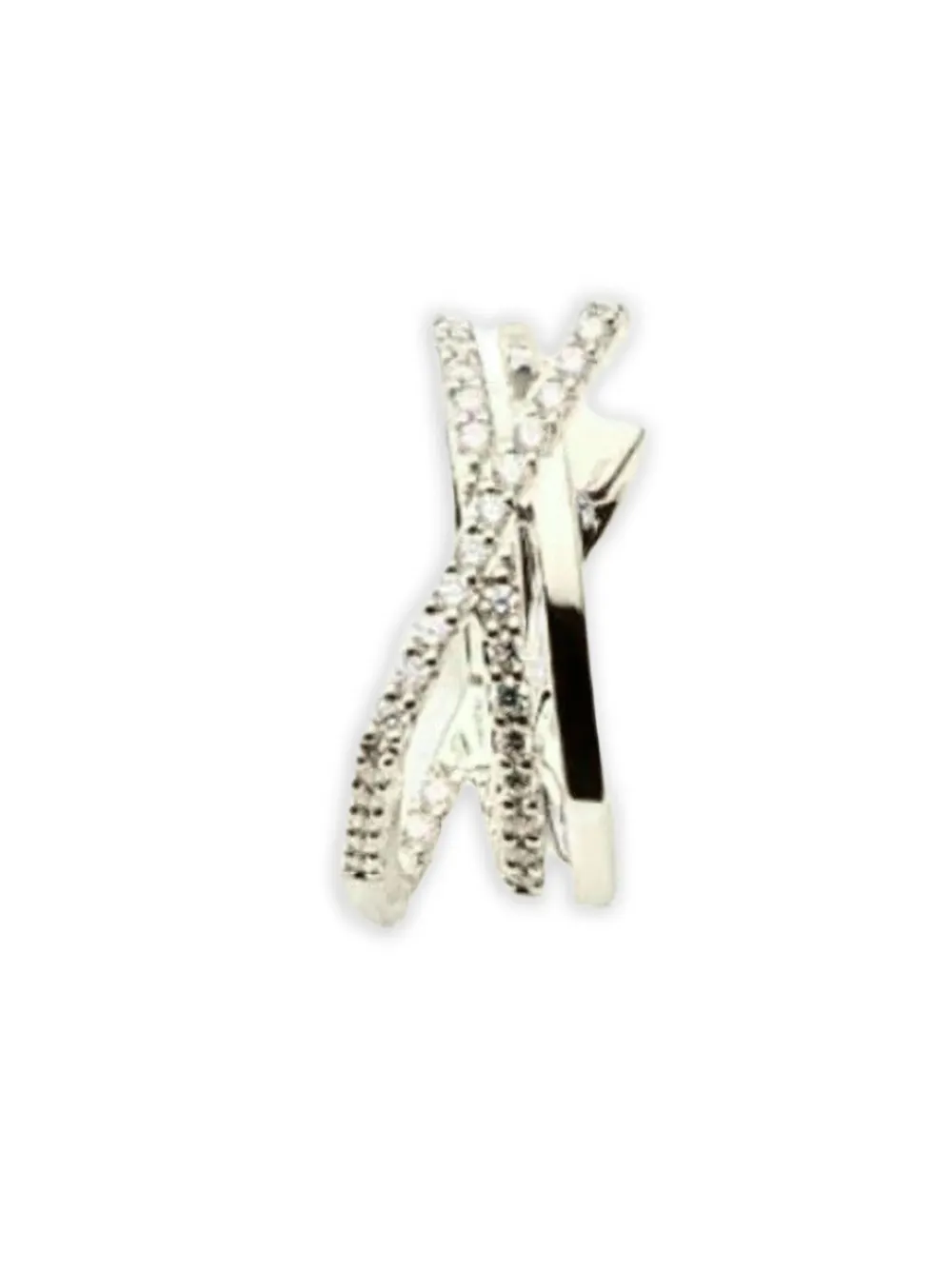ALINKA 18K white gold Katia X diamond earrings | Image 2