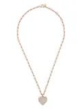 ALINKA 18K rose gold Caviar Ball chain necklace - Pink