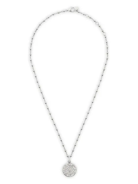 ALINKA 18K white gold Caviar Ball Chain necklace