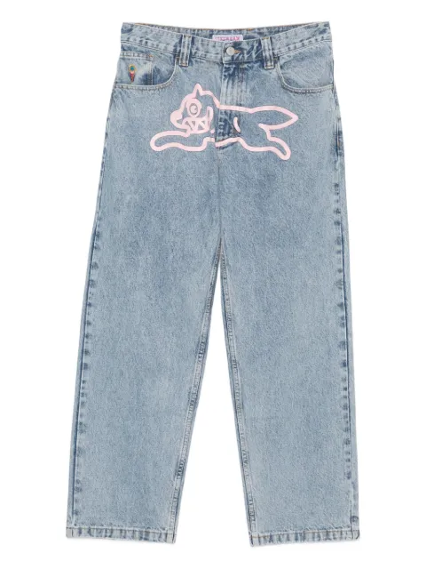 ICECREAM dog-logo cotton jeans