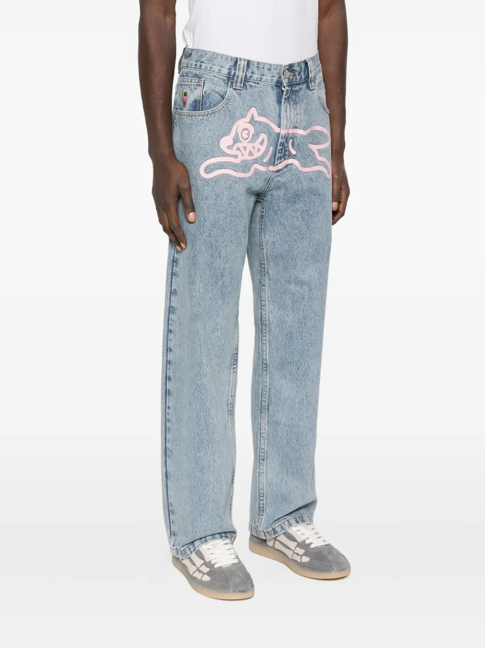 Icecream Running Dog Denim Jeans In Blue