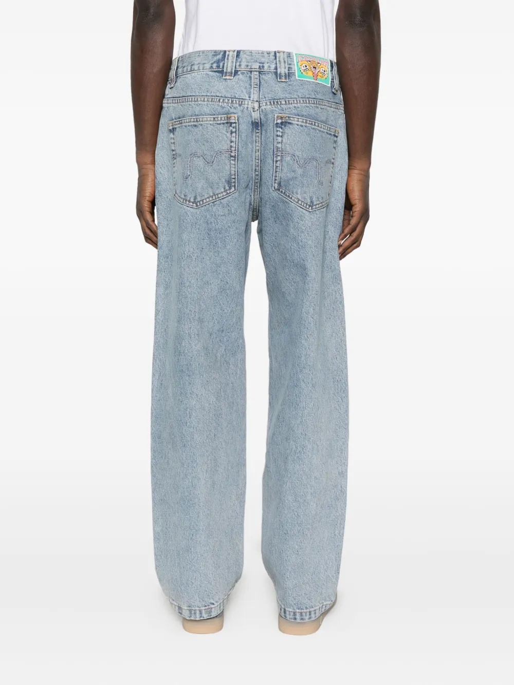 Icecream Running Dog Denim Jeans In Blue