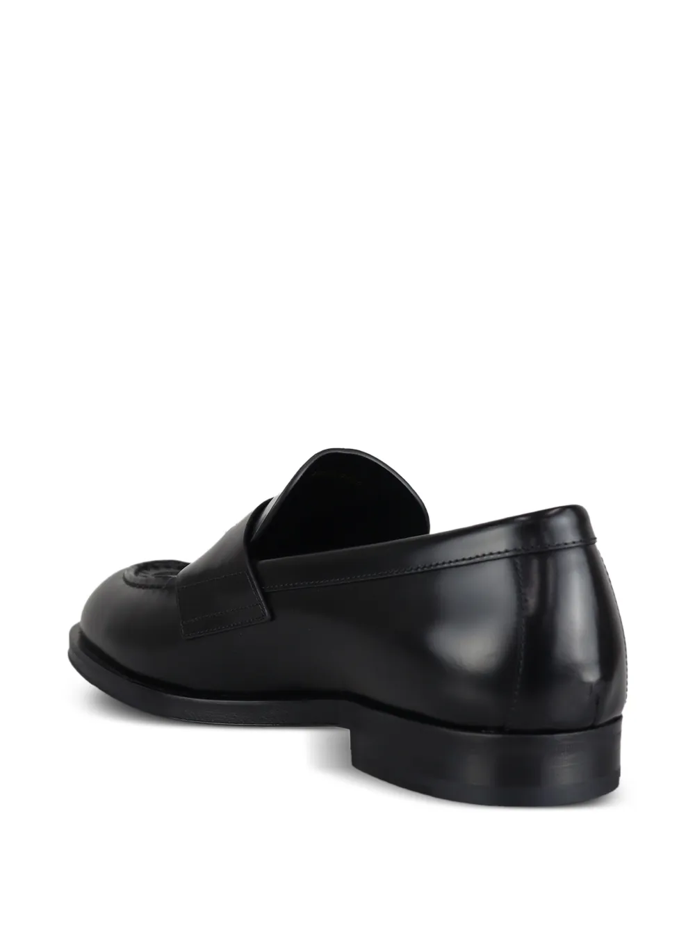 AMIRI leather penny loafers Black