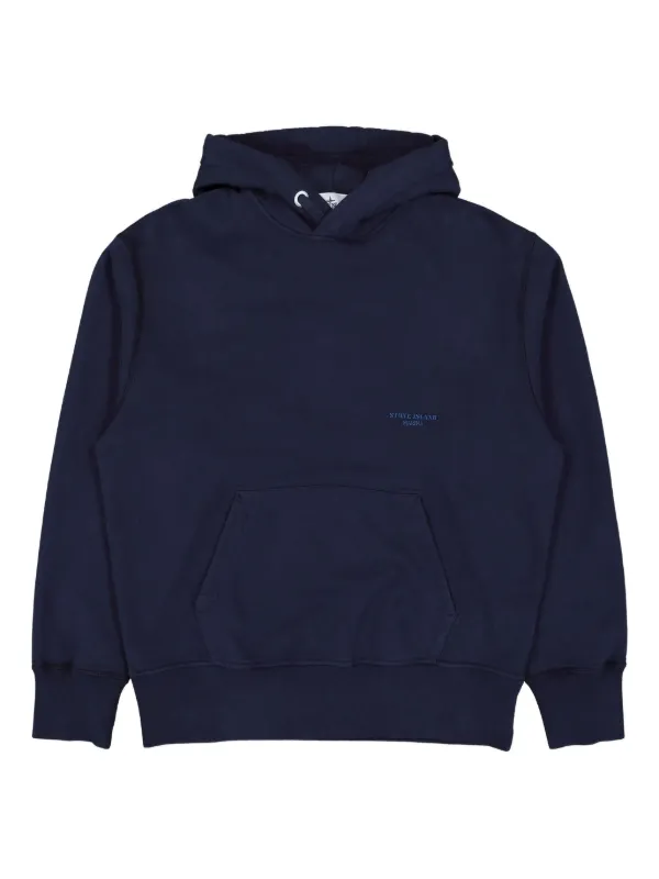 Purple Stone Island Marina Pullover Mikina Stone Island White