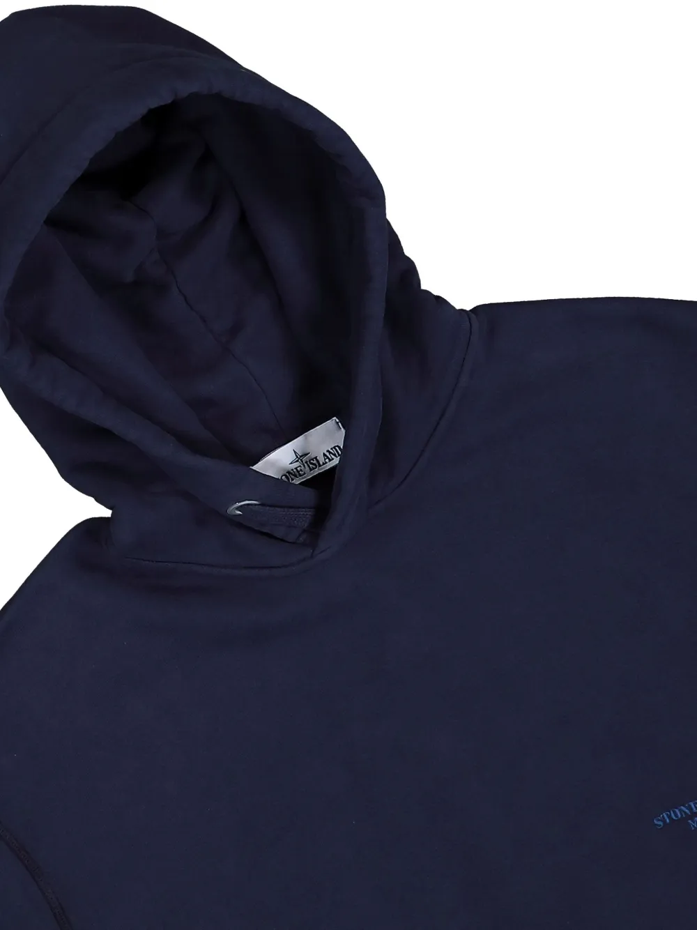 Stone Island Marina hoodie met kangoeroe zak Blauw