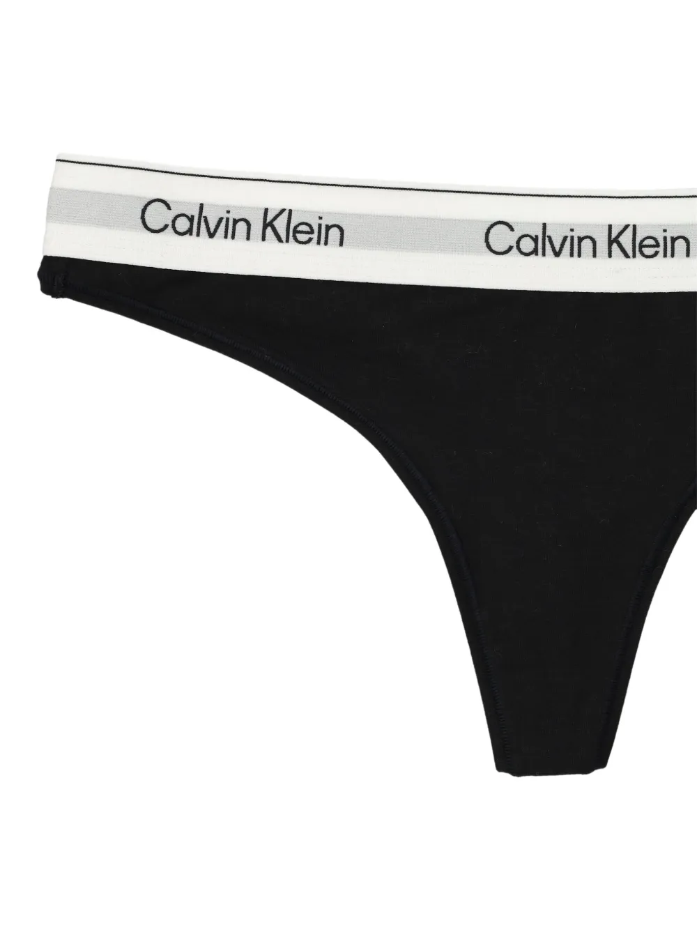 Calvin Klein String met logoband Zwart