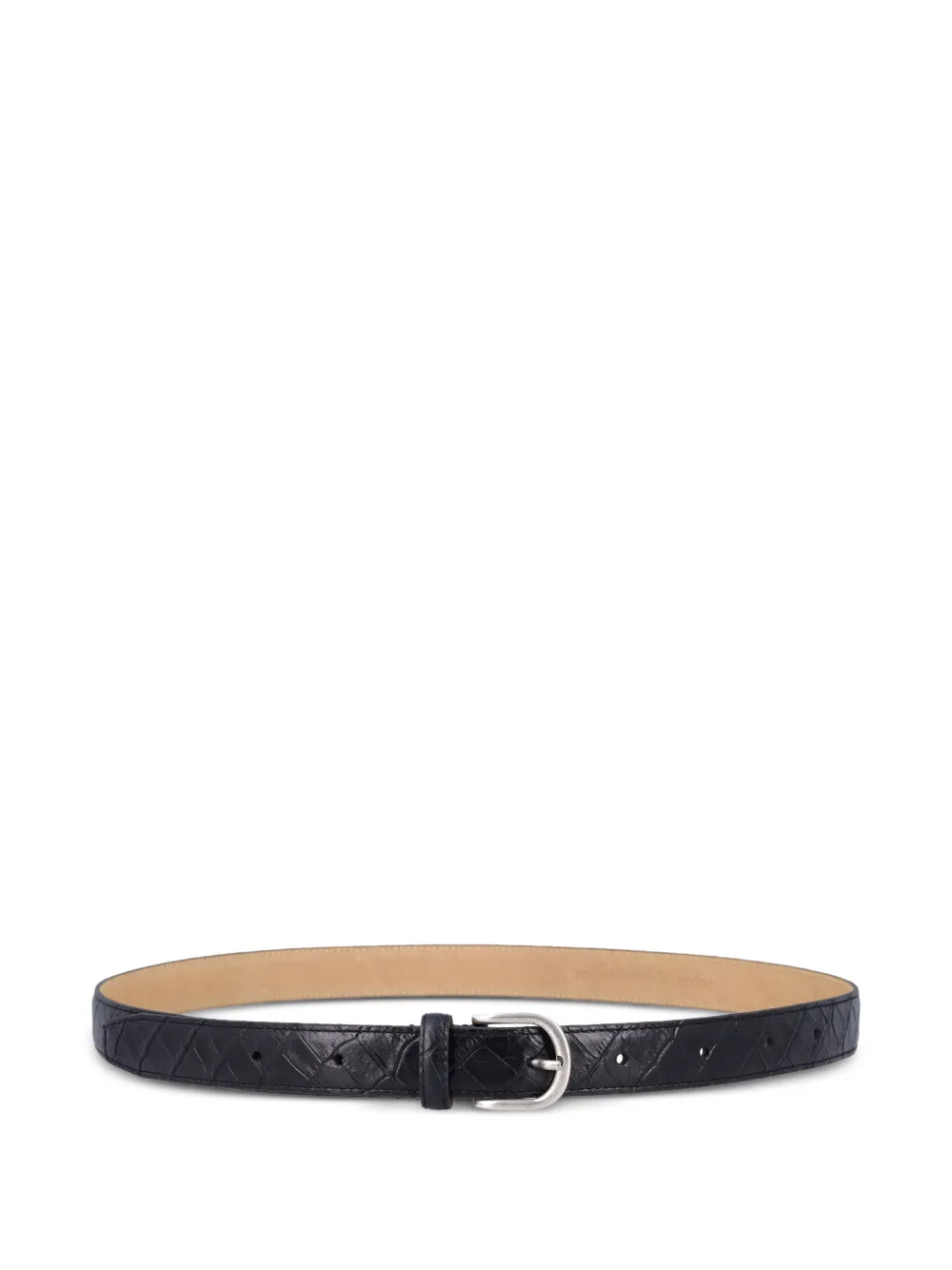 mfpen crocodile-embossed leather belt | Black | Image 1