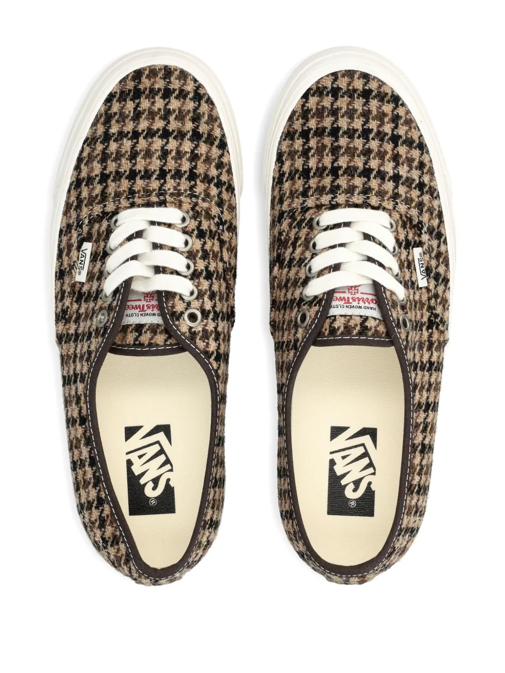 Vans LX Authentic 44 houndstooth-pattern sneakers Brown