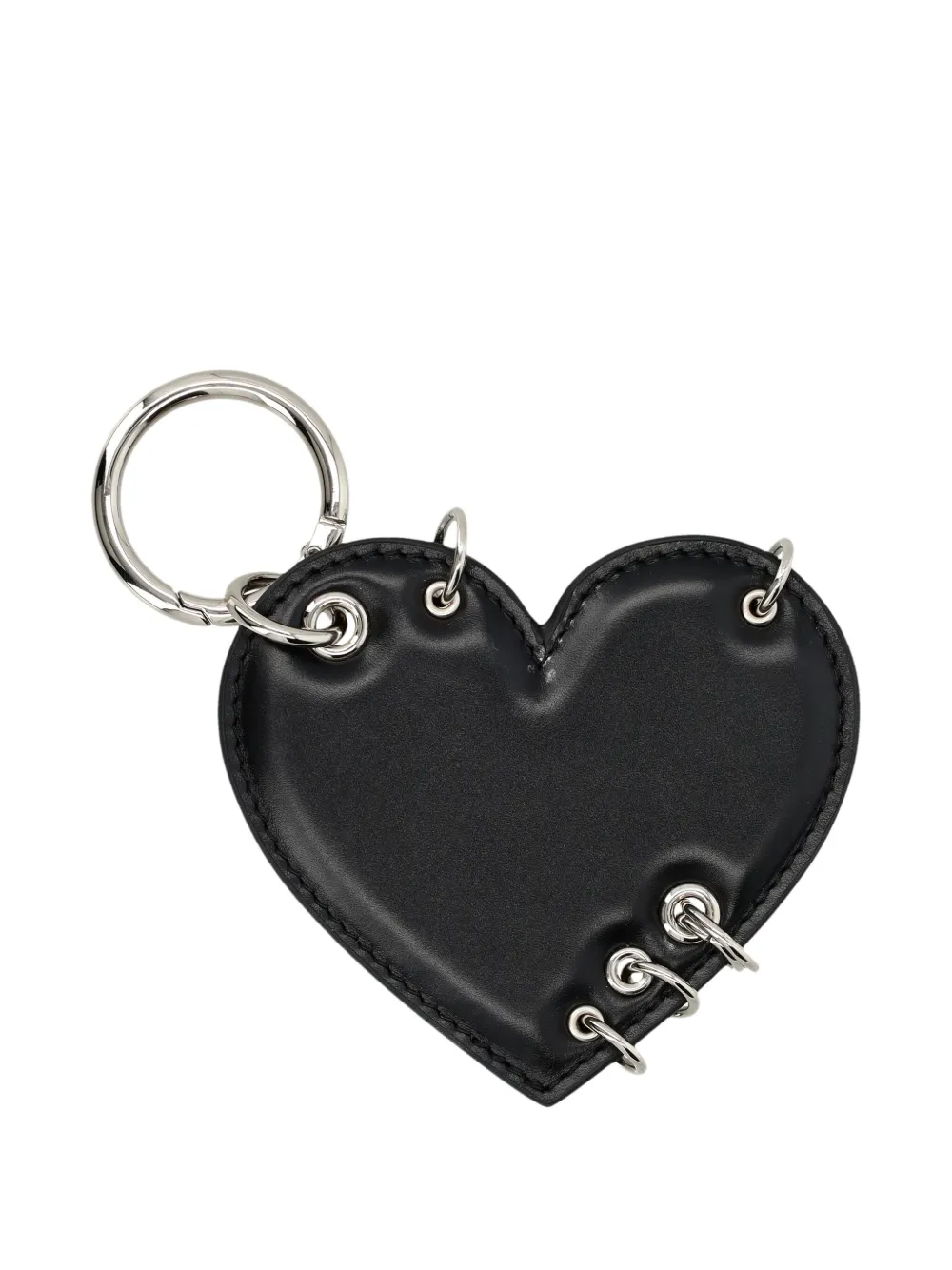 Justine Clenquet heart patent-leather keyring | Image 2