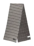 mfpen checked wool scarf - Neutrals