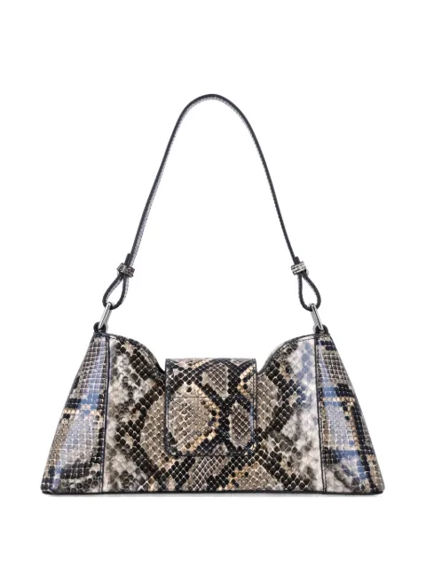 Justine Clenquet Marla python-print shoulder bag