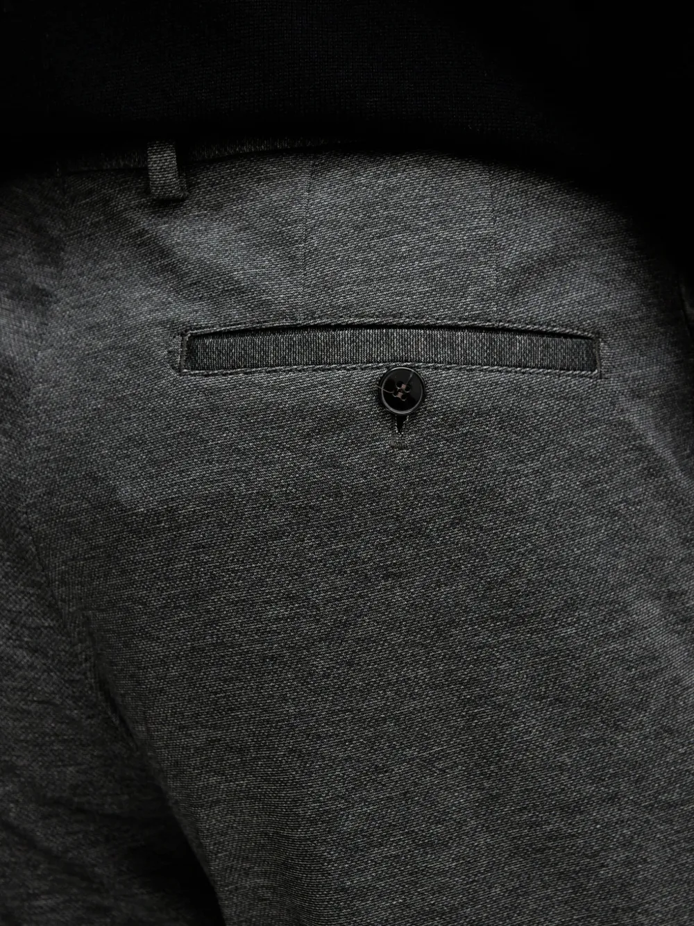 Karl Lagerfeld Buttoned Trousers In Gray