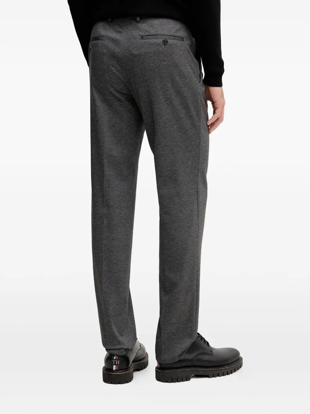 Karl Lagerfeld Buttoned Trousers In Gray