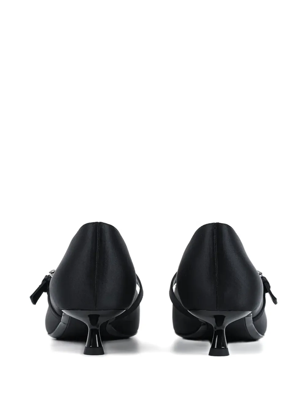 Karl Lagerfeld 30mm Pasha Buckle-strap Pumps In Black