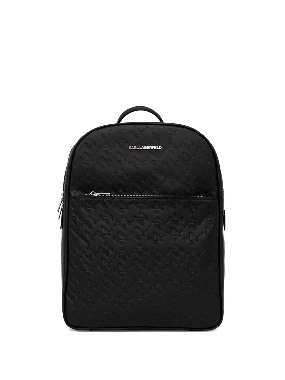 Karl Lagerfeld monogram-debossed backpack | Black | Image 1