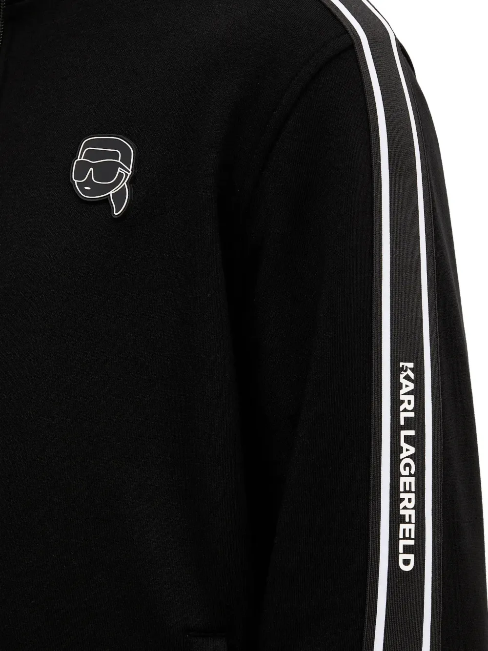 Karl Lagerfeld Sweater met logo Zwart