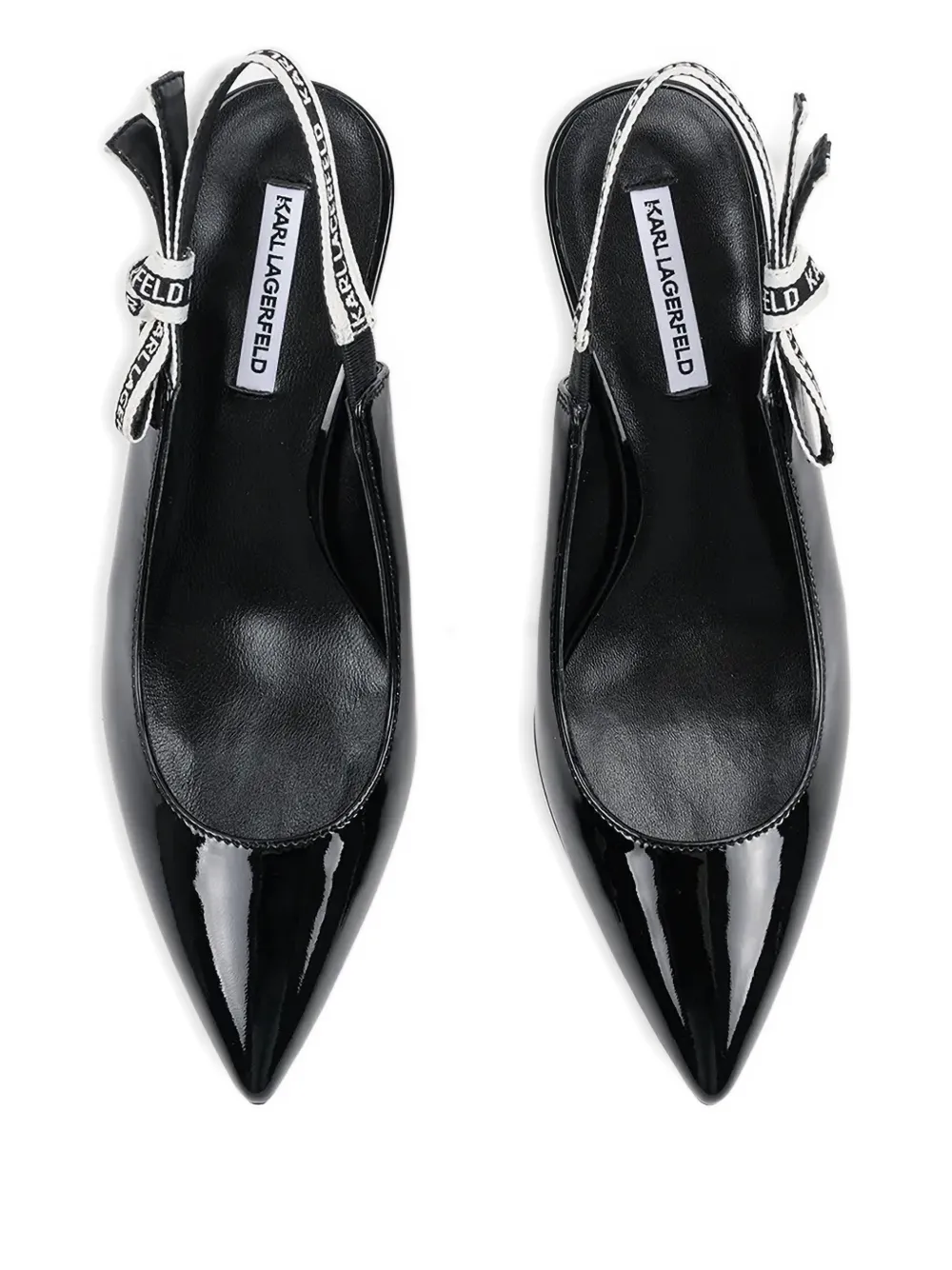 Karl Lagerfeld Sienna Slingback Pumps In Black