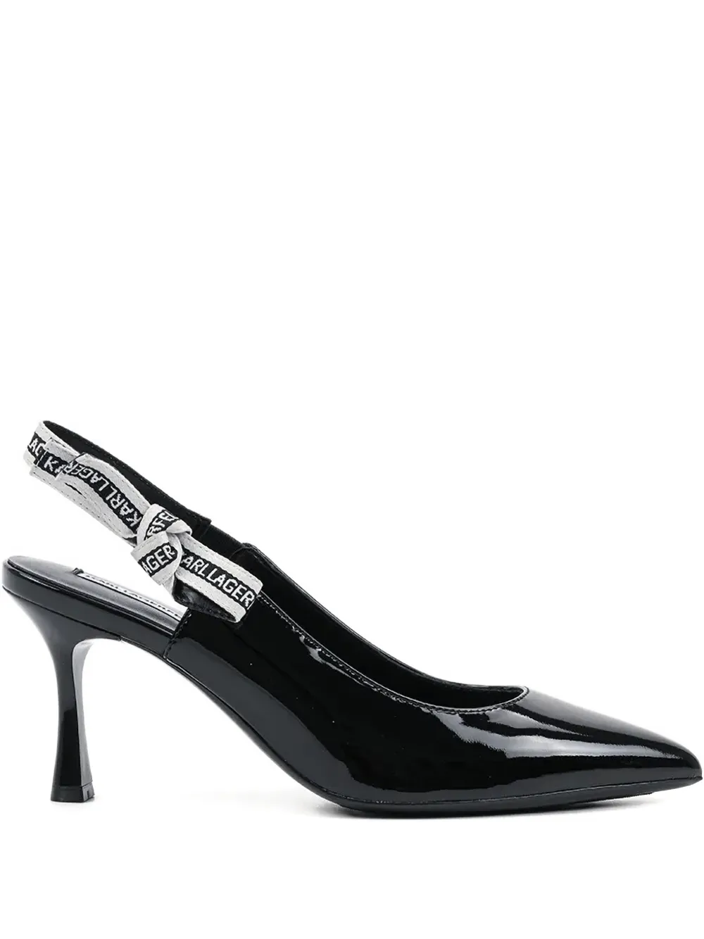 Karl Lagerfeld Sienna Slingback Pumps In Black