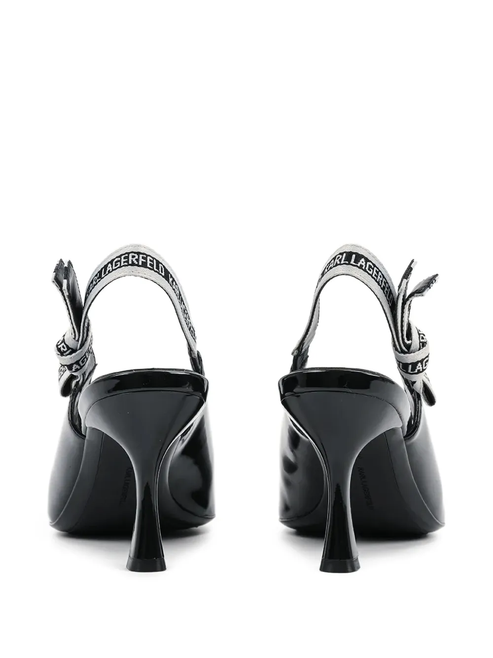  Karl Lagerfeld Sienna Slingback Pumps - Black 