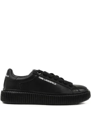 美品✨JIL SANDER プラットフォーム レザースニーカー 厚底 39 黒 Jil Sander プラットフォーム スニーカー | ブラック | FARFETCH JP