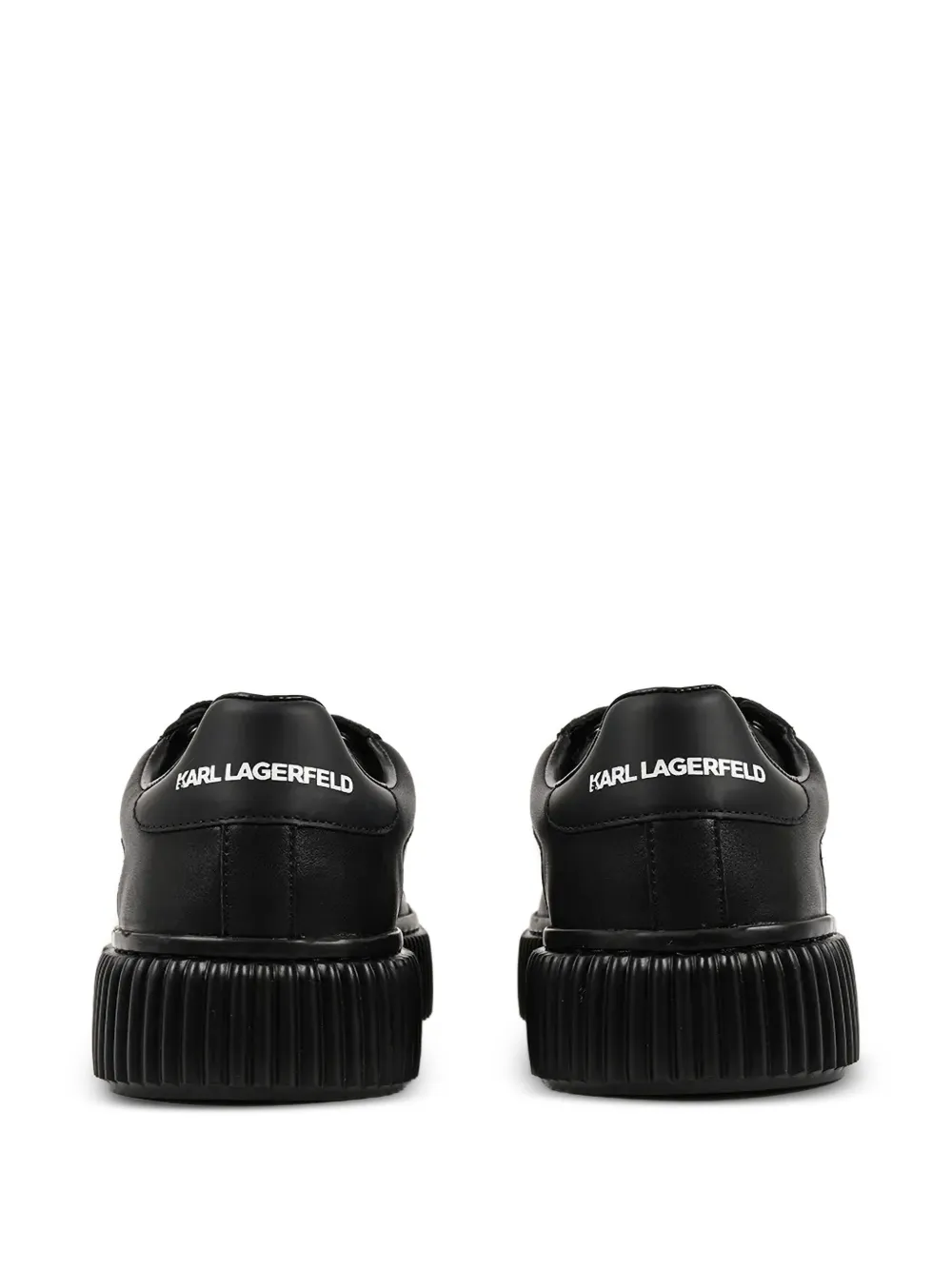 Karl Lagerfeld Kaprika Platform Lace-up Sneakers - Black 