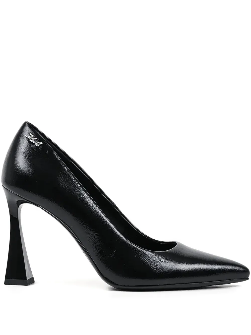 Karl Lagerfeld Pumps met logo-applicatie Zwart