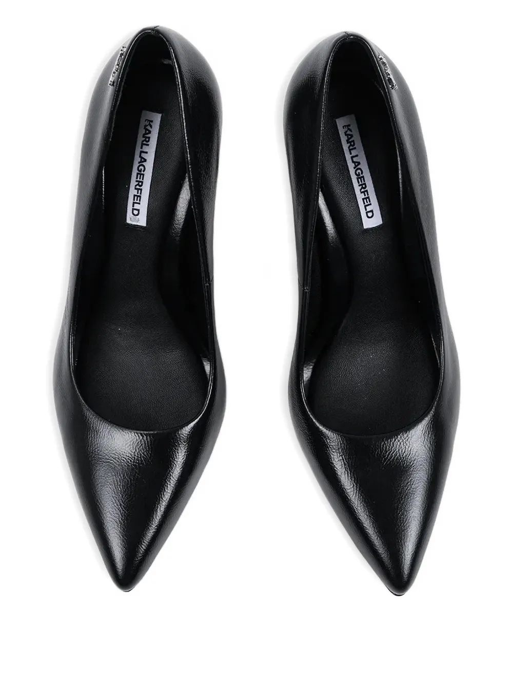 Karl Lagerfeld Pumps met logo-applicatie Zwart