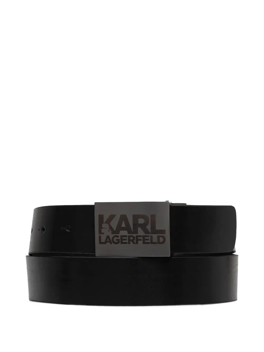 Karl Lagerfeld ceinture à boucle logo | noir | Image 1