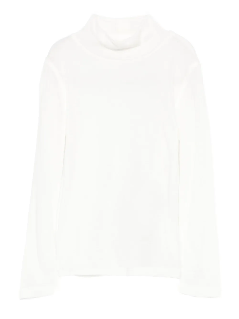 Elisabetta Franchi La Mia Bambina high-neck long-sleeve top | White | Image 1